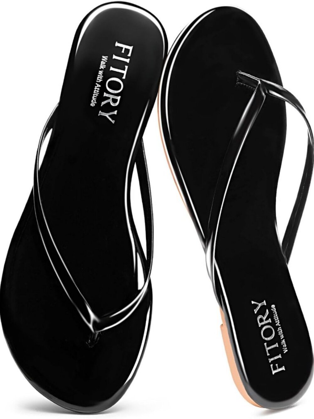 Stylish Women's Casual Flip Flops - Comfortable Thong Summer Sandals for Walking